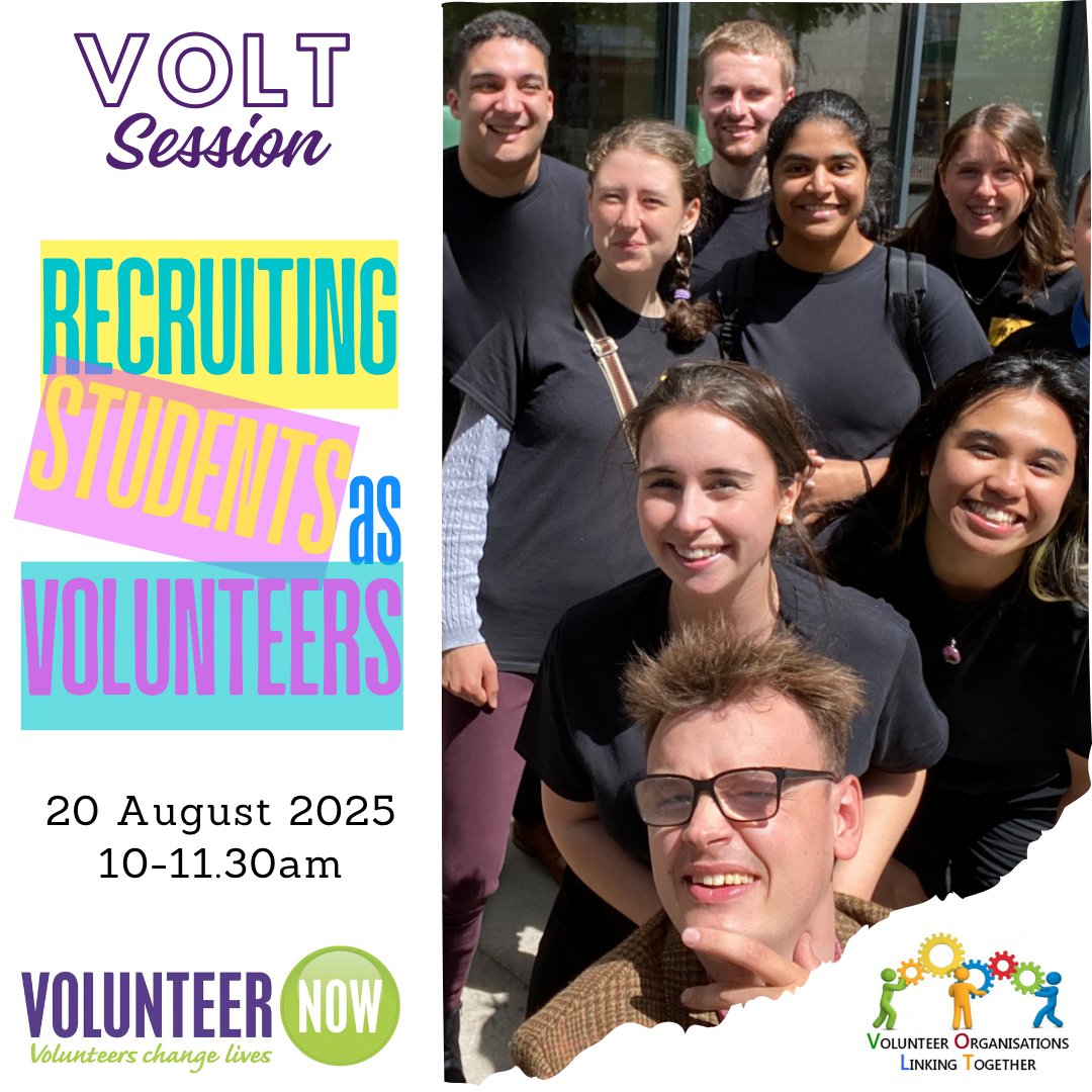 Volunteer Now (@volunteernow1) on Twitter photo Join Volunteer Now, <a href="/QUBelfast/">Queen's University Belfast 🎓</a> Students Union and <a href="/UUSU_Online/">Ulster Uni Students' Union</a> as we discuss tactics, learning, challenges and successes for the positive & meaningful recruitment of students as volunteers.
📅 20 Aug 2025
🕰️ 10-11.30am
📍 Online
Book your FREE place👉 ow.ly/UYPi50WcIGh Join Volunteer Now, <a href="/QUBelfast/">Queen's University Belfast 🎓</a> Students Union and <a href="/UUSU_Online/">Ulster Uni Students' Union</a> as we discuss tactics, learning, challenges and successes for the positive & meaningful recruitment of students as volunteers.
📅 20 Aug 2025
🕰️ 10-11.30am
📍 Online
Book your FREE place👉 ow.ly/UYPi50WcIGh