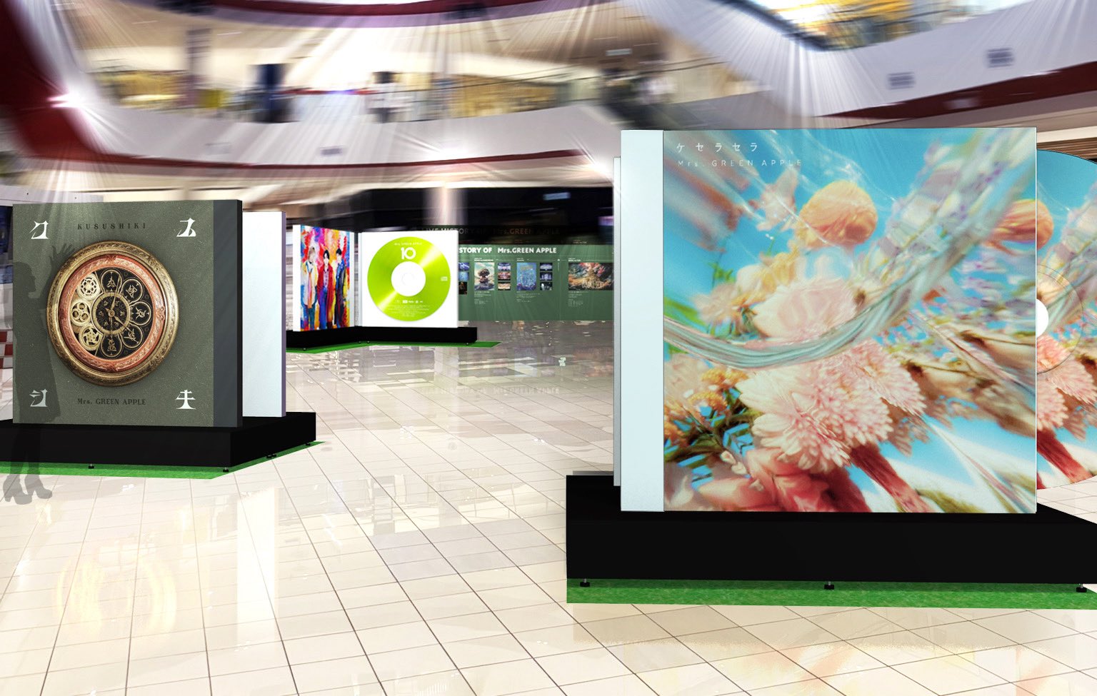 Mrs. GREEN APPLE ミセス ららぽーと Mrs. GREEN APPLEのポップアップストアが全国10都市にオープン