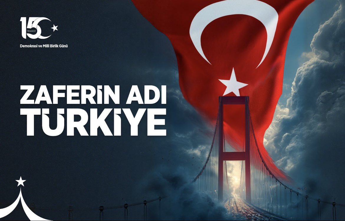 15 Temmuz’un kahramanlarına vefa, Rabbimize dua ile…
Allah bizi şehitlerimize mahcup etmesin.

Zaferin Adı Türkiye 🇹🇷