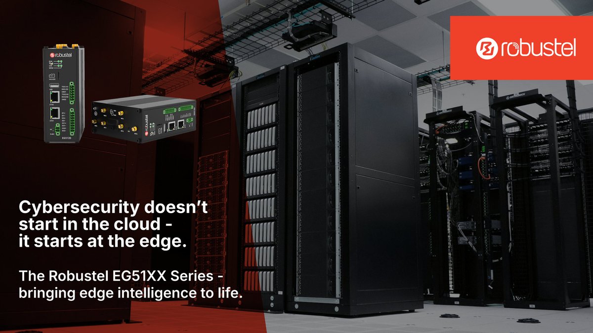 Robustel's tweet image. Security doesn’t end at the cloud — it starts at the edge.🛡️
Robustel’s EG series is built for secure, industrial-grade performance — from rugged hardware to RobustOS Pro.

🔗 Start secure from Day 1: zurl.co/0HVMQ
#EdgeSecurity #IIoT #Cybersecurity #robustel #iot