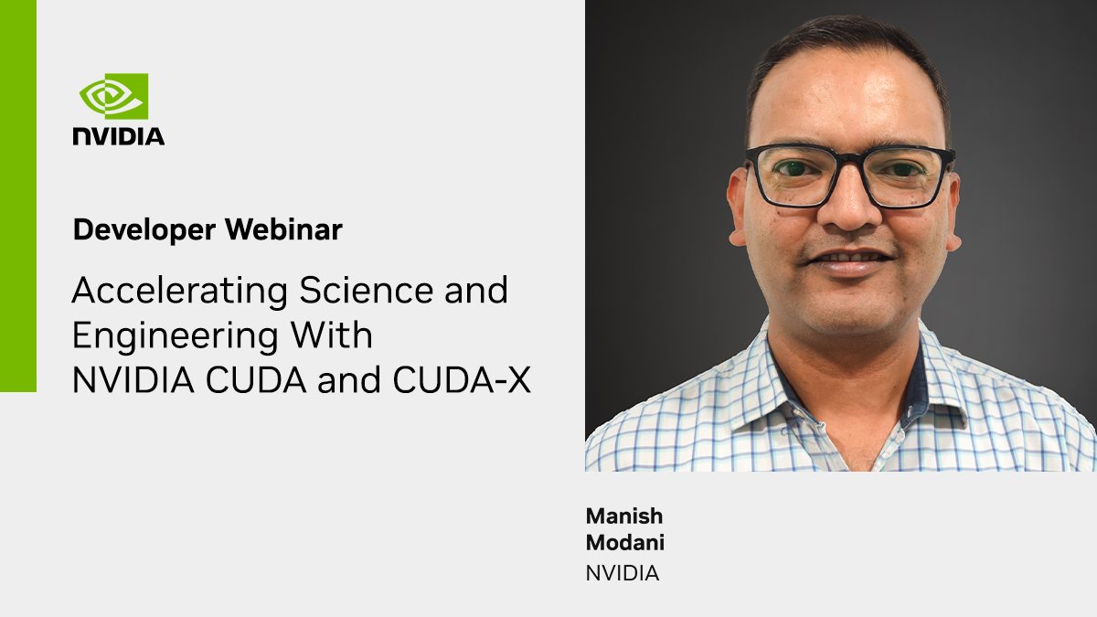NVIDIAEU's tweet image. In this webinar, learn how to accelerate real-world, HPC and #AI enabled applications with NVIDIA CUDA by efficiently harnessing the GPU performance.
Boost your CUDA development skills and gain exclusive access to NVIDIA’s developer resources, including tutorials, best…
