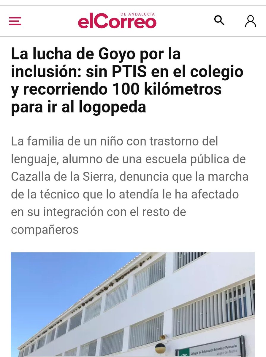 Vitorean a bombo y platillo que con su administración el alumnado NEAE/ NEE está bien atendido, pero la realidad es muy distinta al marketing.
👉🏼Otra noticia más del abandono del alumnado NEAE en el ámbito rural andaluz.
¡ Menos marketing y más aumento de plantillas, consejera!
