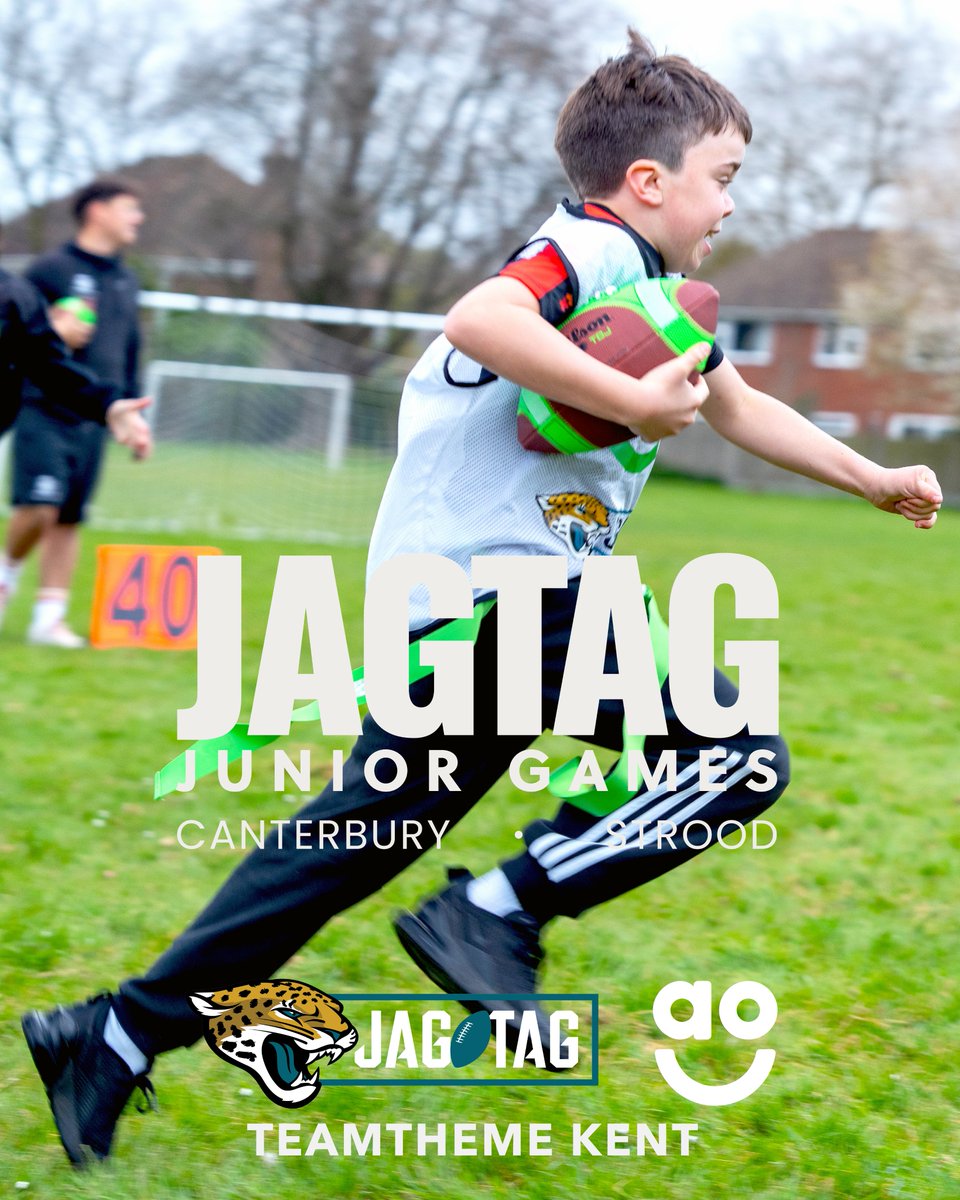 🏈𝗕𝗿𝗶𝗻𝗴 𝗼𝗻 𝘁𝗵𝗲 𝗚𝗮𝗺𝗲𝘀: 𝗣𝗮𝗿𝘁 𝟮!🏈

The 𝗝𝗮𝗴𝗧𝗮𝗴 𝗝𝘂𝗻𝗶𝗼𝗿 𝗚𝗮𝗺𝗲𝘀, in Strood, are tomorrow!

We had such a great time last week, with the Canterbury games, and we can't wait to do it all over again in Strood tomorrow.💪

Find out more about what's in