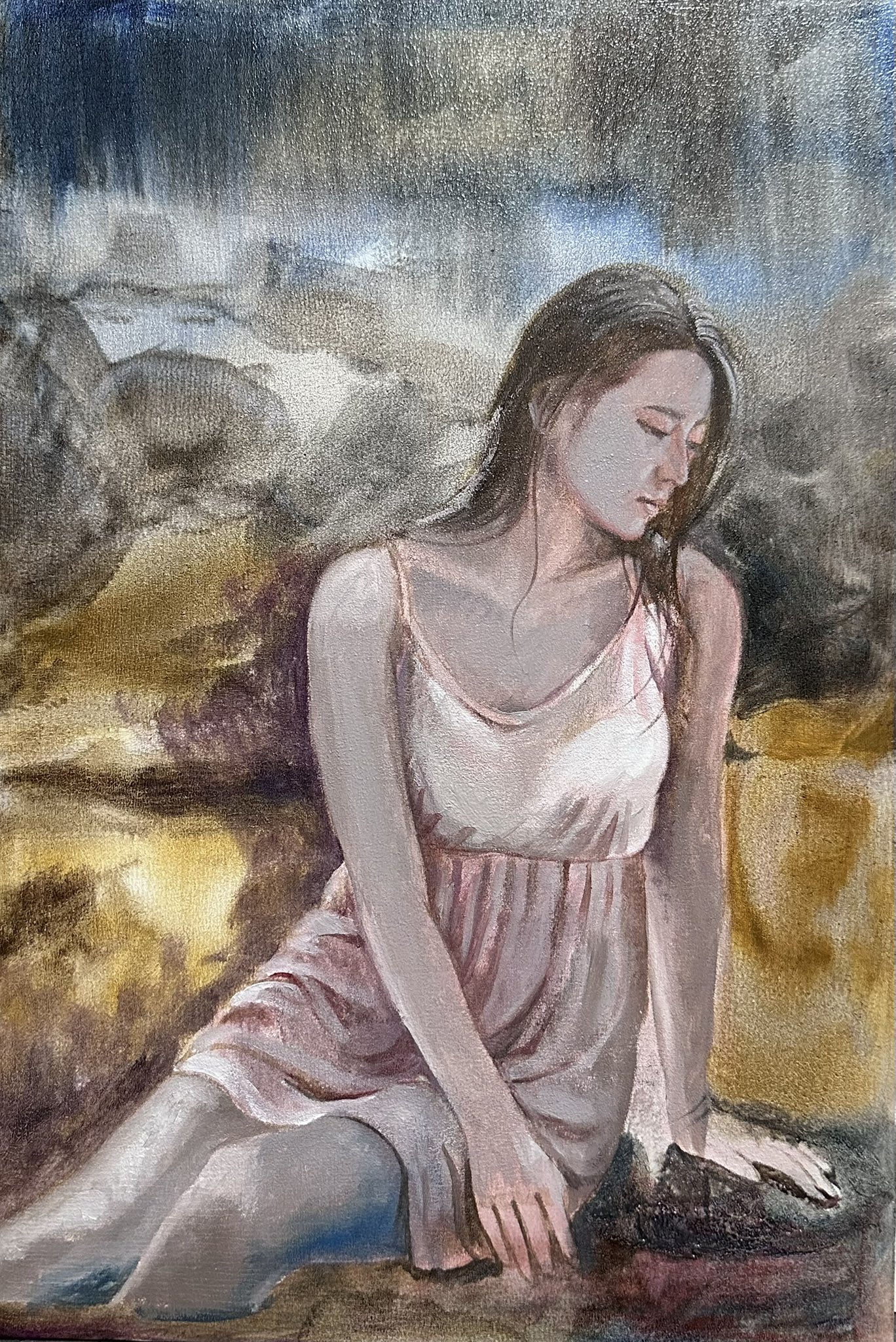 油彩『Until I Melt Away』(私が溶けて消えるまで) 油彩『Until I Melt Away』(私が溶けて消えるまで)