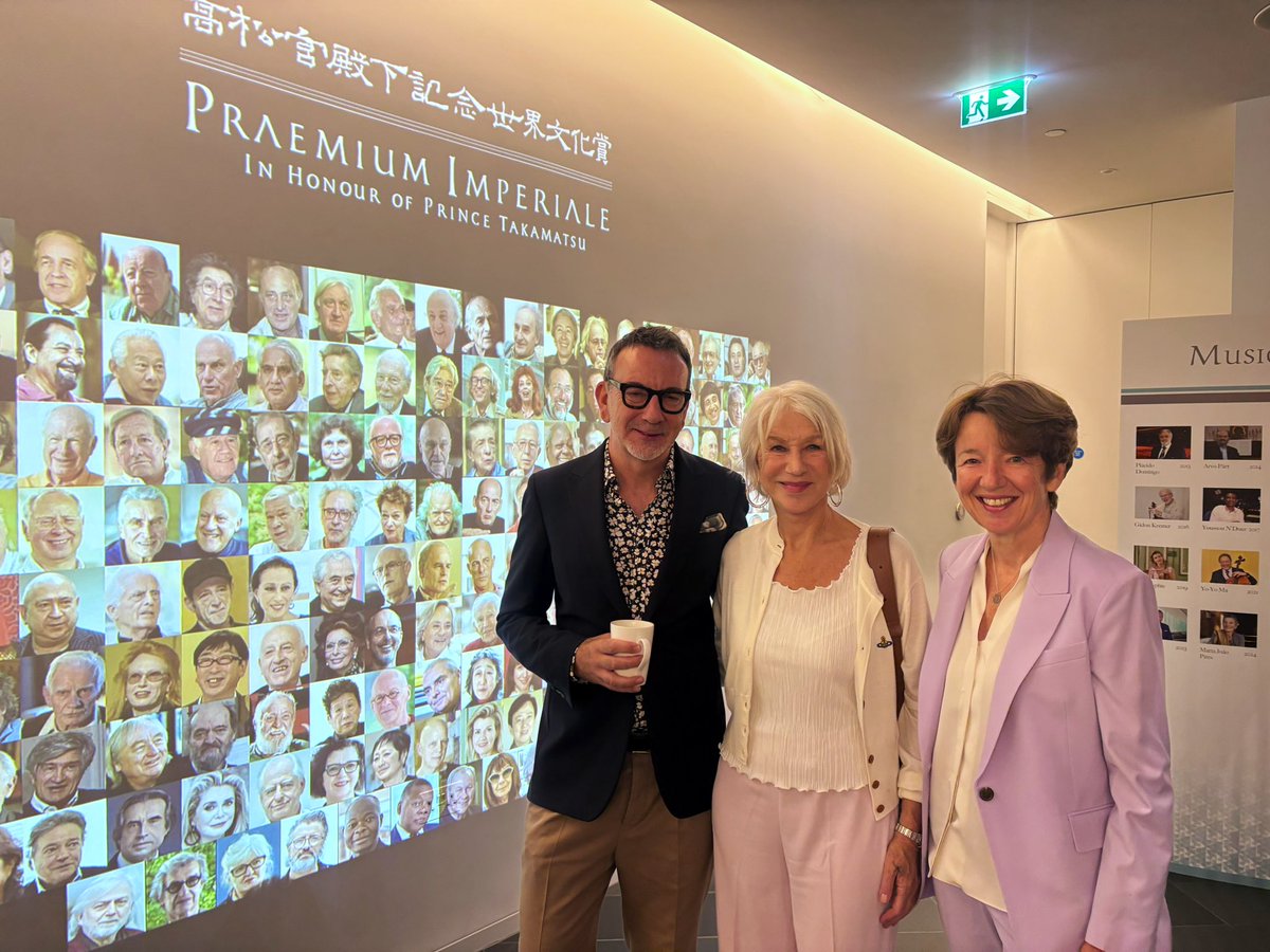 breakfast with the National Youth Theatre and Dame Helen Mirren for a special announcement x