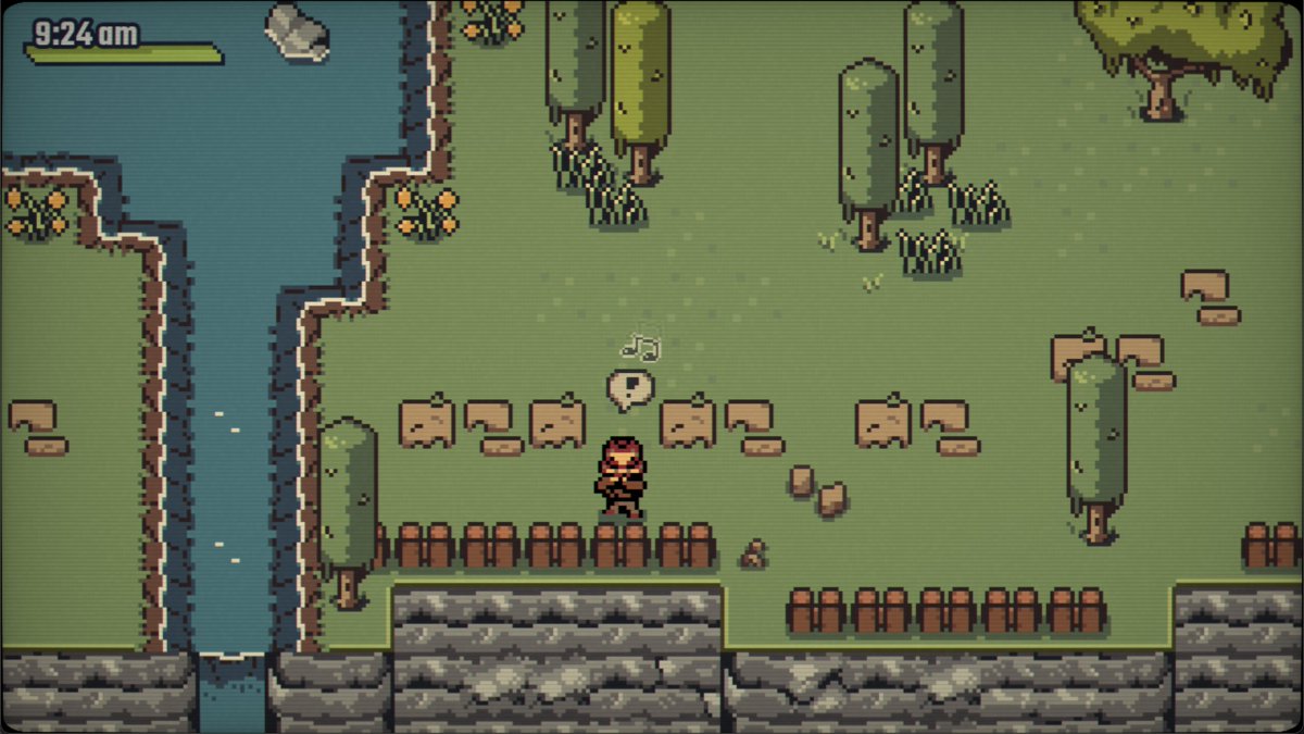 partnano's tweet image. It&apos;s #ScreenshotSaturday again ...
Calm and cosy is the way, eh?

Go wishlist Fading Serenades on Steam! (link in bio)

#pixelart #ドット絵 #art #gamedev