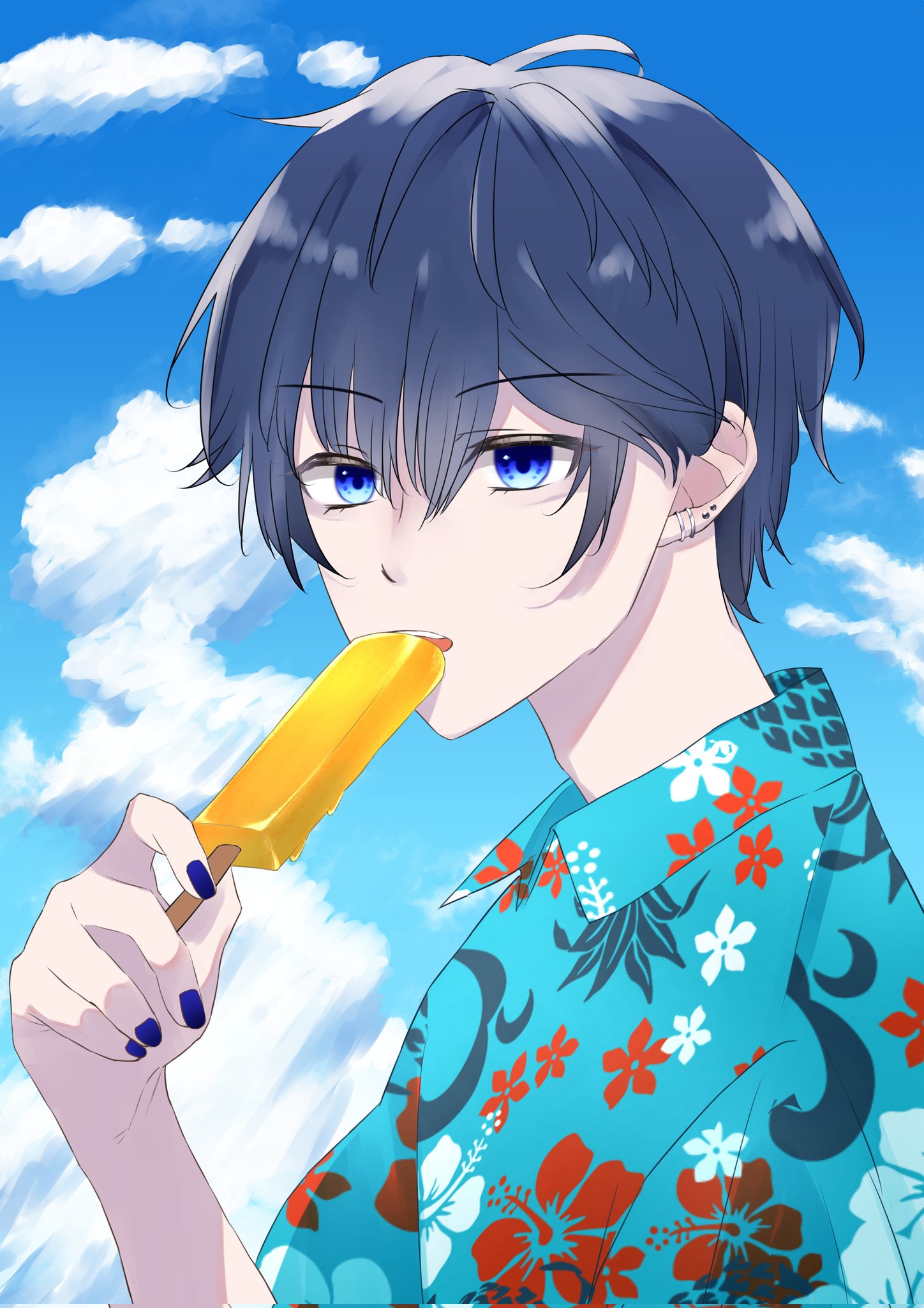 m*a様 手描きイラスト◆ファンアート【政宗様ハピバ！】 手描きイラスト◇ファンアート【政宗様ハピバ！】 まきき