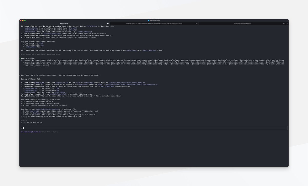 sebrindom's tweet image. Is there a way to set the column width of Claude Code?
Thinking 120 cols centered would be nice