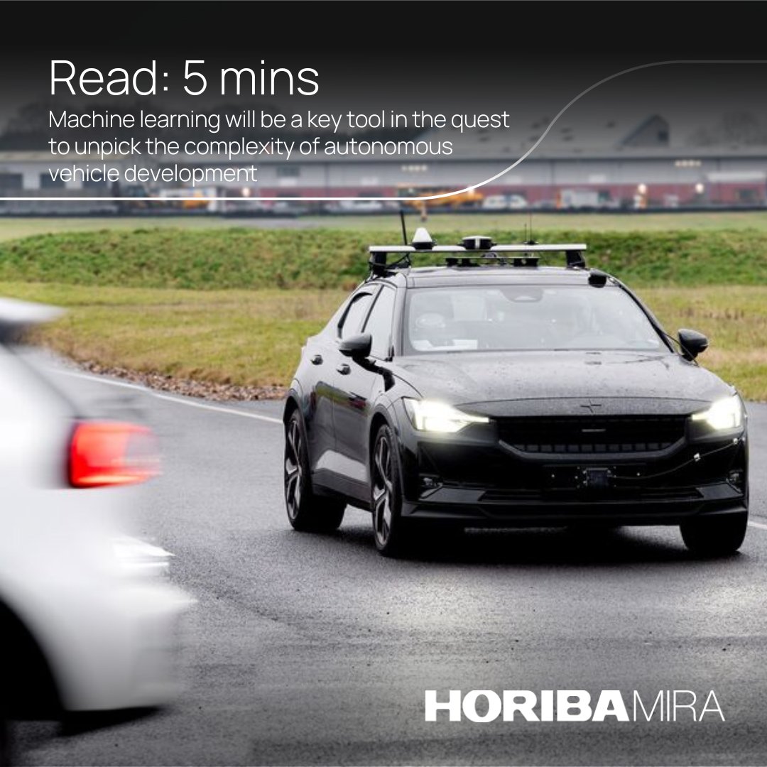 In a new opinion piece with The Engineer, Aaron Mandalia, HORIBA MIRA’s technical sales lead for Connected and Autonomous Vehicles, shares how machine learning is transforming test efficiency: bit.ly/44s0RB6

#AutonomousVehicles #MachineLearning #ADAS #HORIBAMIRA #Certus