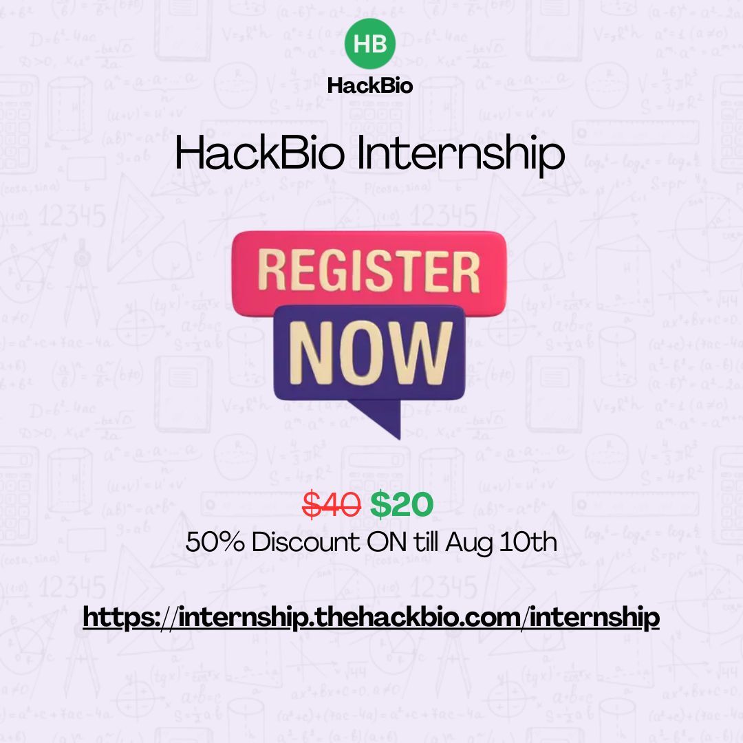 Yes, HackBio Internship is here. 
Theme: NGS Fundamentals.

- Master BASh, WGS and RNA-Seq. 
- Reproduce results and figures in top journals
- Cap it with real world publication-worthy projects 

Price: $20 (50% Discount until Aug 10)
Register by visiting: dub.sh/ZBrXz5b