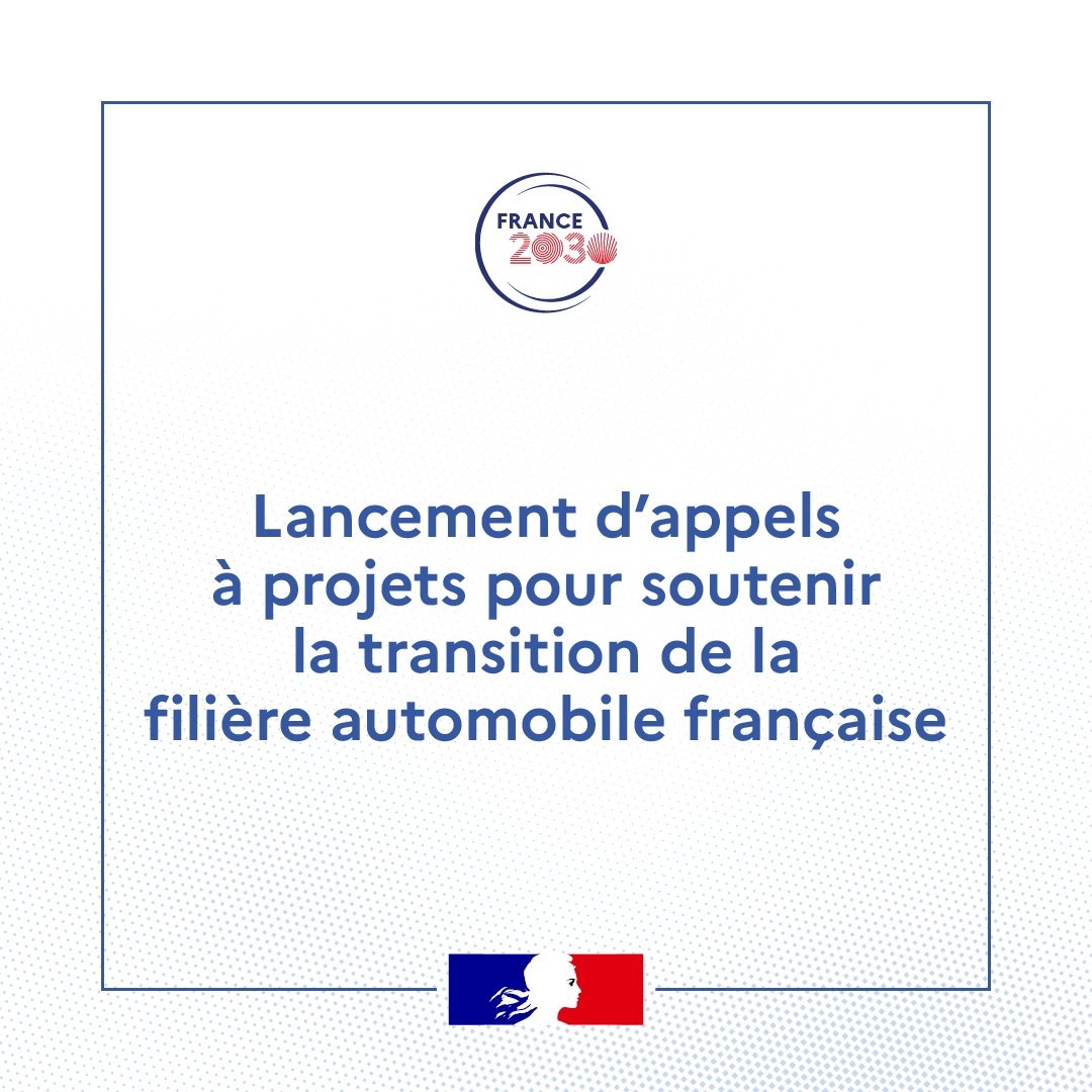 DGEntreprises's tweet image. #France2030 | 📢 Lancement des appels à projets « Soutien aux projets d’investissements pour produire en France les véhicules routiers de demain et leurs composants » et « CORAM 2025 » (Comité d’Orientation pour la recherche automobile et mobilité).
Dans un contexte de…