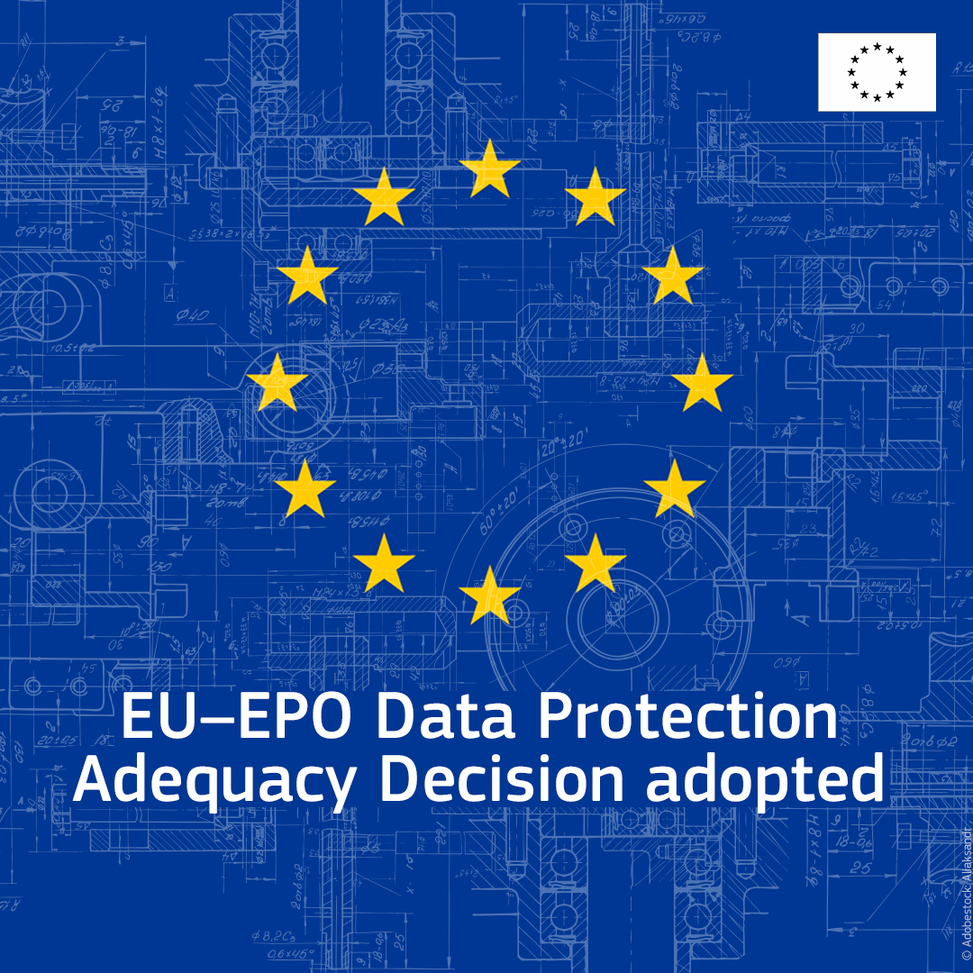 EU Justice (@eu_justice) on Twitter photo Easier, safer data transfers to the <a href="/EPOorg/">EuropeanPatentOffice</a> .
The EU just adopted a decision that:
✅ Speeds up patents
✅ Cuts red tape
✅ Guarantees strong data protection
A first for the EU — and a boost for innovation.
ℹ️europa.eu/!fGyB37
#DataProtection #EUDemocracy Easier, safer data transfers to the <a href="/EPOorg/">EuropeanPatentOffice</a> .
The EU just adopted a decision that:
✅ Speeds up patents
✅ Cuts red tape
✅ Guarantees strong data protection
A first for the EU — and a boost for innovation.
ℹ️europa.eu/!fGyB37
#DataProtection #EUDemocracy
