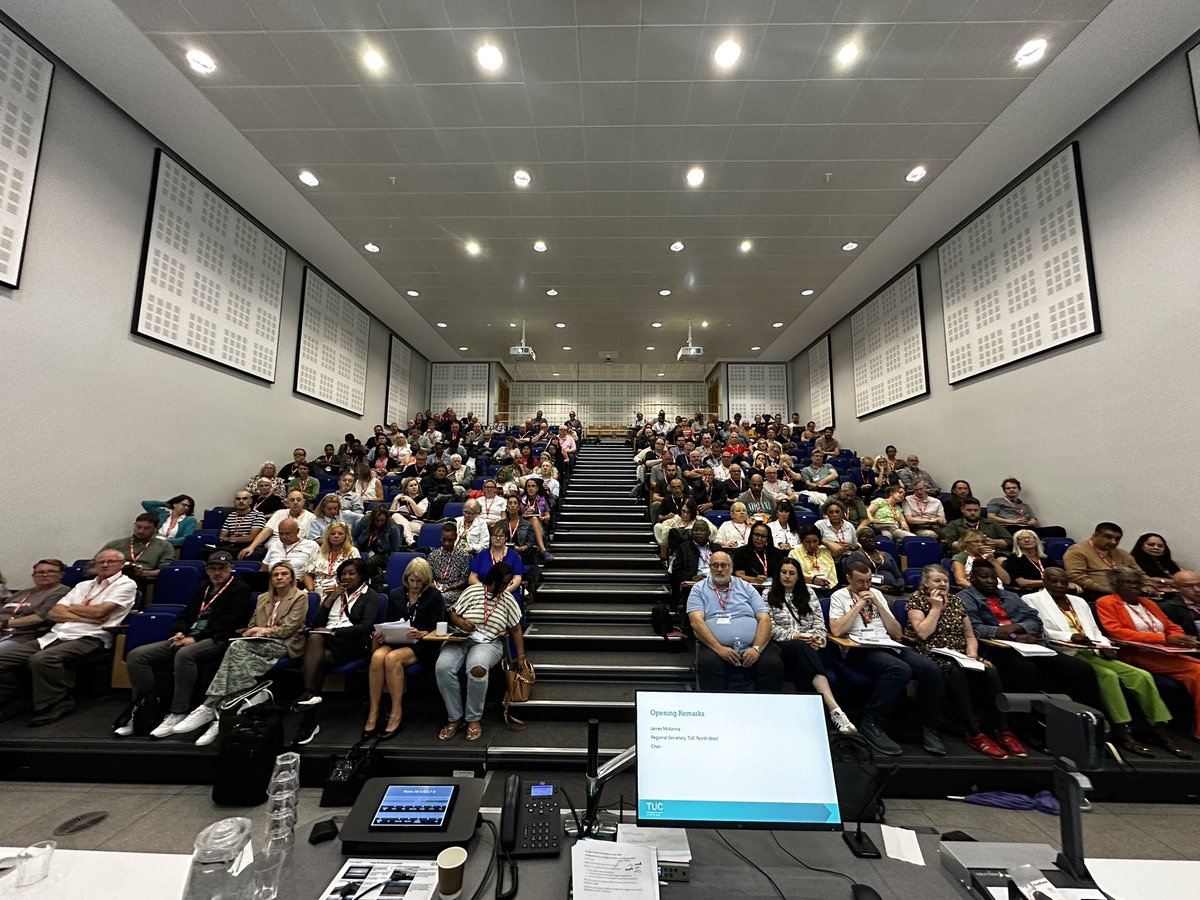 TUC_Education's tweet image. Full house - over 200 - at our @The_TUC Employment Rights event for union reps today in Manchester.