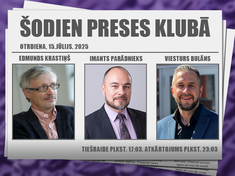 📺 Nepalaid garām!
Šovakar plkst. 17:03 tiešraidē kanālā TV24 raidījums <a href="/presesklubs/">Preses Klubs</a>!
🔥 Diskutēsim par:
👨‍👩‍👧‍👦 Dubultīgs kopšanas pabalsts un lielāka summa par piedzimšanu: kā valsts nākamgad atbalstīs vecākus? 
💰 Tēriņu kontrole pirms nodokļu izmaiņām: vai valdības prioritātes ir