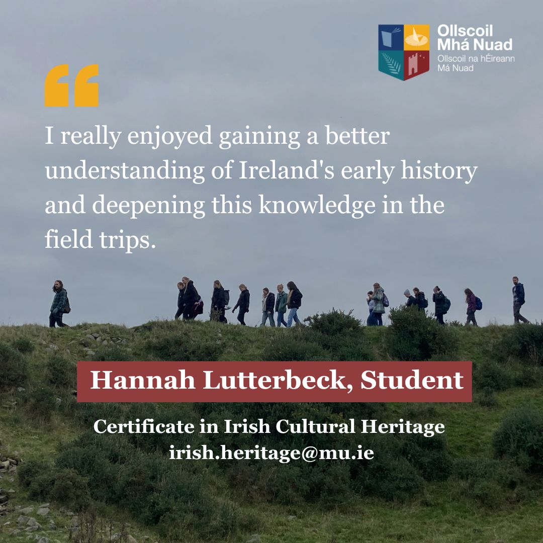 Irish Cultural Heritage (@heritagemu) on Twitter photo Learn about and experience Irish history and culture
firsthand. Register now for the upcoming academic
year!
All information at
maynoothuniversity.ie/irish-cultural… or contact
us at irish.heritage@mu.ie.
<a href="/MaynoothUni/">Maynooth University</a> <a href="/CeilteachOMN/">Scoil an Léinn Cheiltigh OMN | Celtic Studies MU</a> #studyabroad #erasmus #ireland #irishheritage #Newgrange Learn about and experience Irish history and culture
firsthand. Register now for the upcoming academic
year!
All information at
maynoothuniversity.ie/irish-cultural… or contact
us at irish.heritage@mu.ie.
<a href="/MaynoothUni/">Maynooth University</a> <a href="/CeilteachOMN/">Scoil an Léinn Cheiltigh OMN | Celtic Studies MU</a> #studyabroad #erasmus #ireland #irishheritage #Newgrange