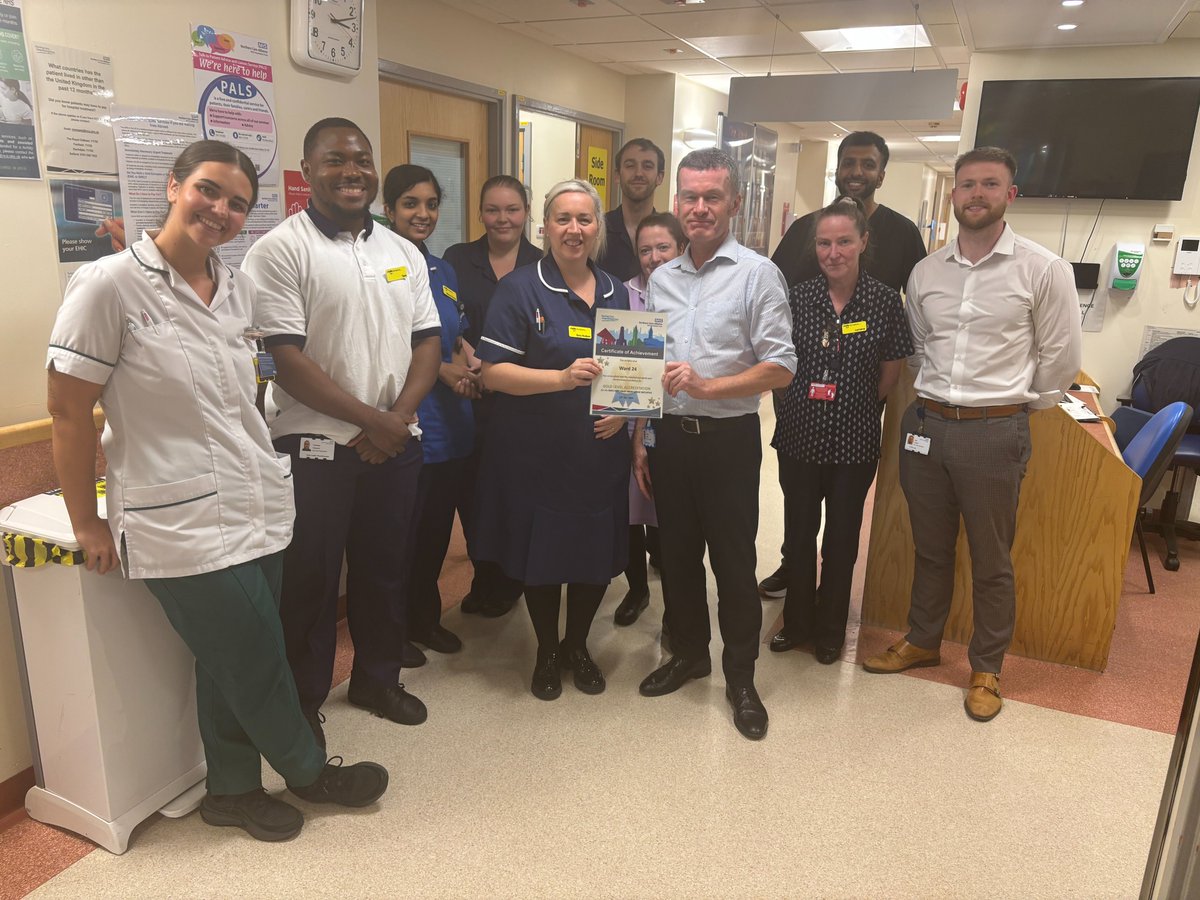 QualityNCA's tweet image. 🏅 Huge congrats to Ward 24 at Bury the first ward to achieve Gold in the DKAfH programme!
A brilliant team effort and a shining example of excellence in care. 👏
#DKAfH #TeamNCA #Improvement #GoldStandard