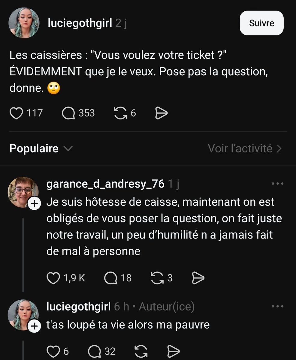 La connasse du jour...