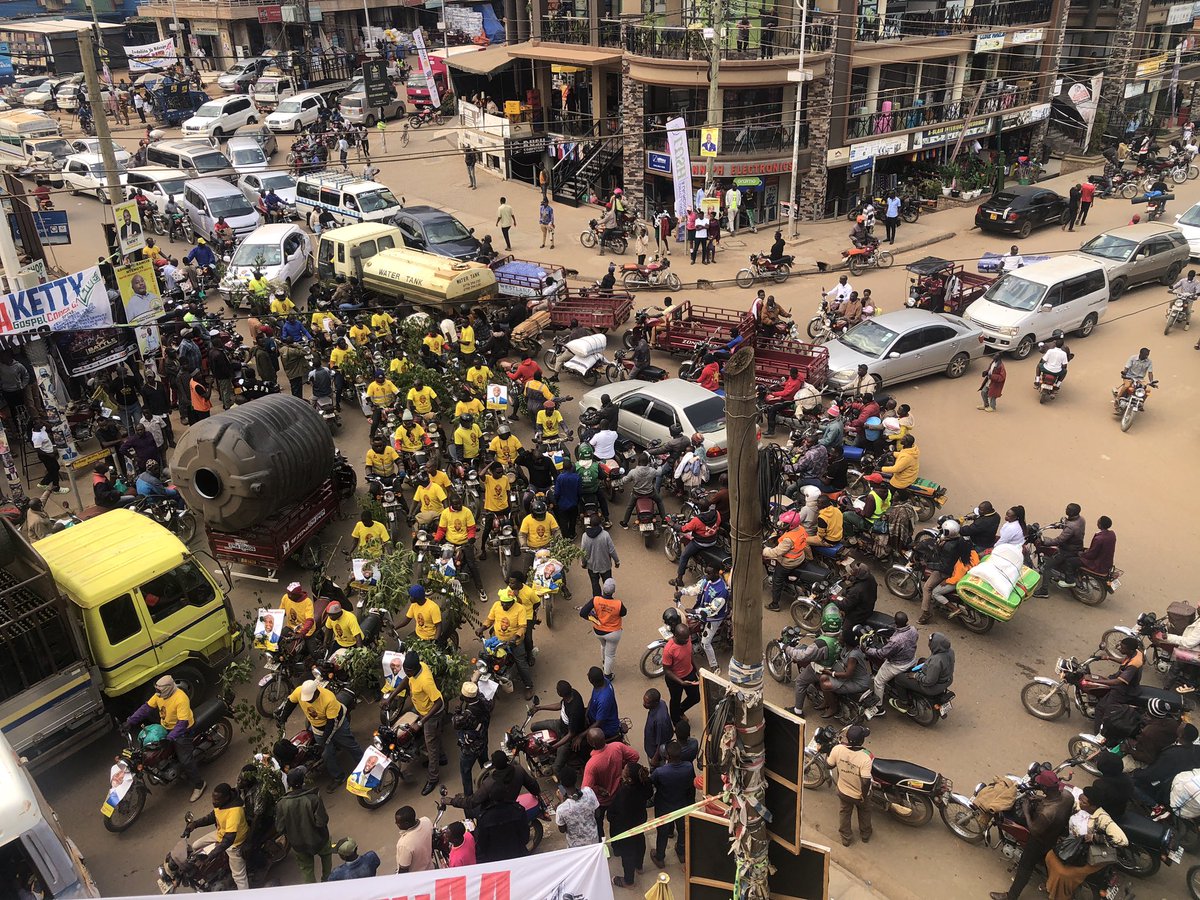suethereporter's tweet image. Uganda currently #NRMPrimaries #rallies #mwinempaka #Uganda #Mbararacitynorth