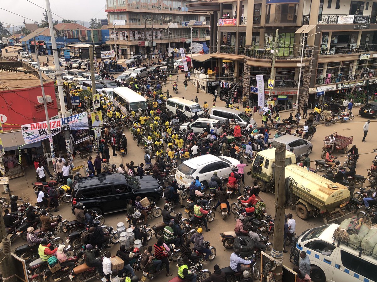 suethereporter's tweet image. Uganda currently #NRMPrimaries #rallies #mwinempaka #Uganda #Mbararacitynorth