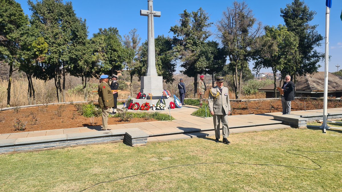 On July 13, the French Defence Attaché took part in the Delville Wood commemoration ceremony in Pretoria, honouring the South African soldiers who fought alongside France during the First World War.
#commemoration