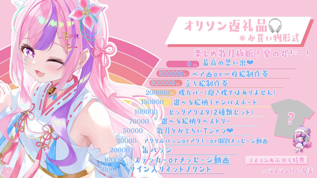 ennenn1111's tweet image. 7月返礼品❥❥❥

楽しんで応援してくれたら嬉しい❤️‍🔥
そんなみんなにお買い物形式の返礼品🛒

Tシャツばりかわいいからおすすめ.ᐟ.ᐟ

※7月全てのptが適応されます.•♬