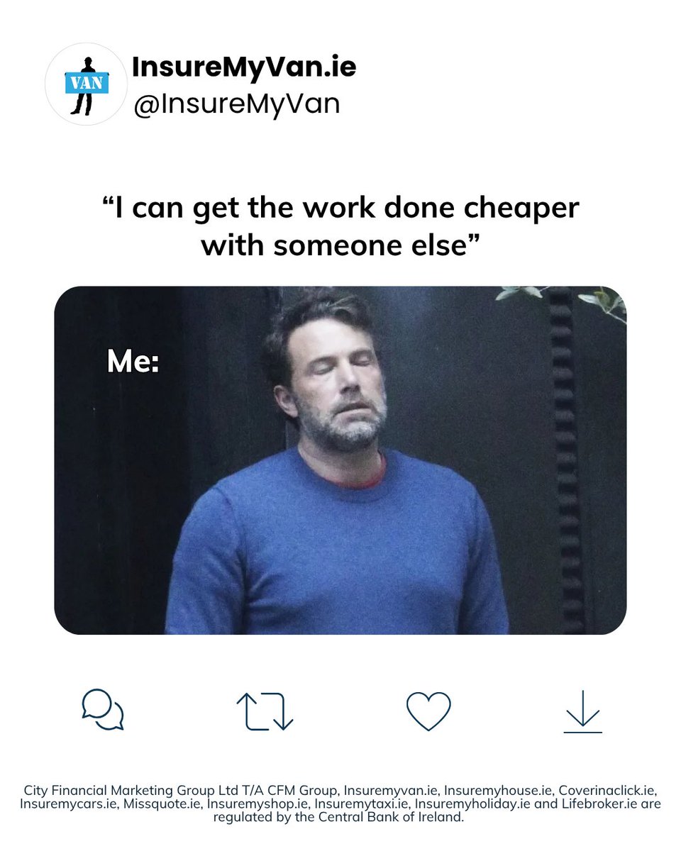 Cheaper doesn't mean better 🙃

#insuremyvan #truckermemes #truckmemes #insurancememes #ad