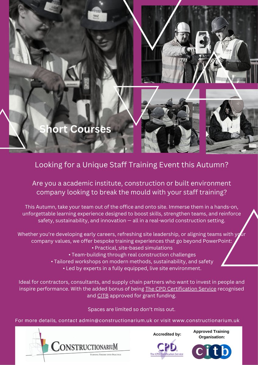 Construct_arium's tweet image. 🔎Looking for a unique staff #training event this autumn? ⬇️