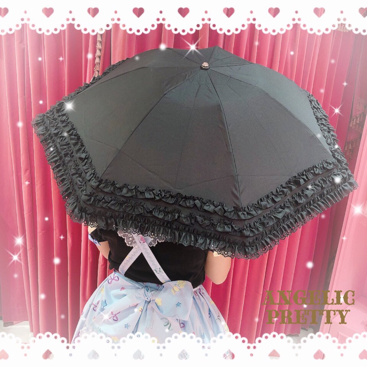 フリルミルフィーユアンブレラ ピンク フリルミルフィーユ