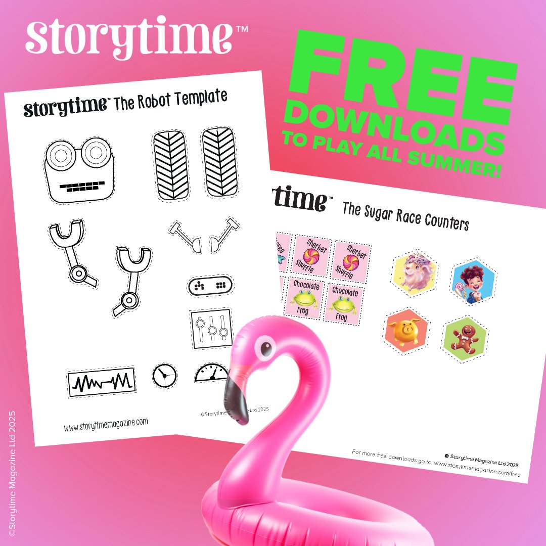 StorytimeMag's tweet image. Never-ending fun awaits! Explore our FREE downloads packed with brilliant extras: from colouring sheets and puzzles to crafts, games and more!
Perfect for story-inspired fun. There are even more free activities waiting for you in the link in our bio!
Download, print and play.
