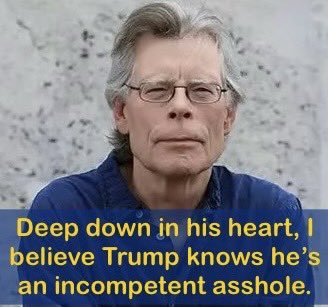 Who agrees with Stephen King?