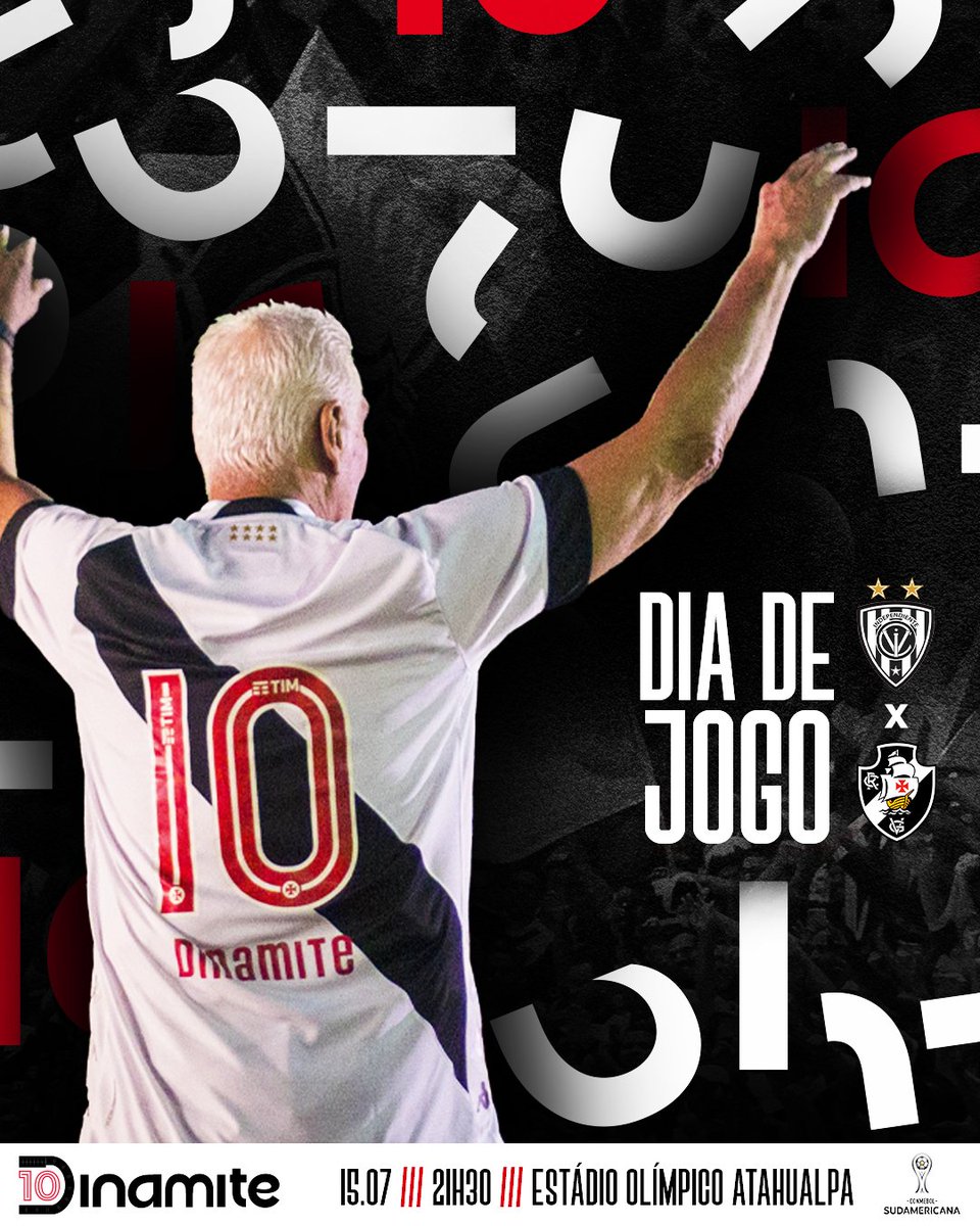 rdinamite10's tweet image. Dia de começar a caminhada no mata-mata da @SudamericanaBR!
Nosso @VascodaGama vai até o Equador para enfrentar o Del Vale 💢