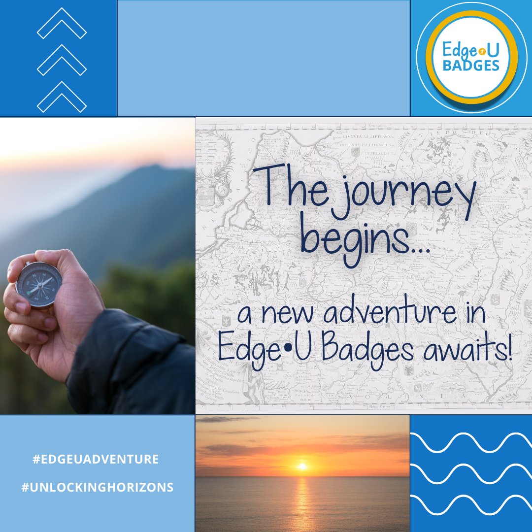 🧭 Educators! As the summer winds down, a NEW adventure awaits at Edge•U! Get ready to expand your #edtech toolkit + unlock new strategies like never before.

🧭 What new skills are you hoping to master this fall?

#EdgeUAdventure #UnlockingHorizons #Educators #FallBadgeLaunch