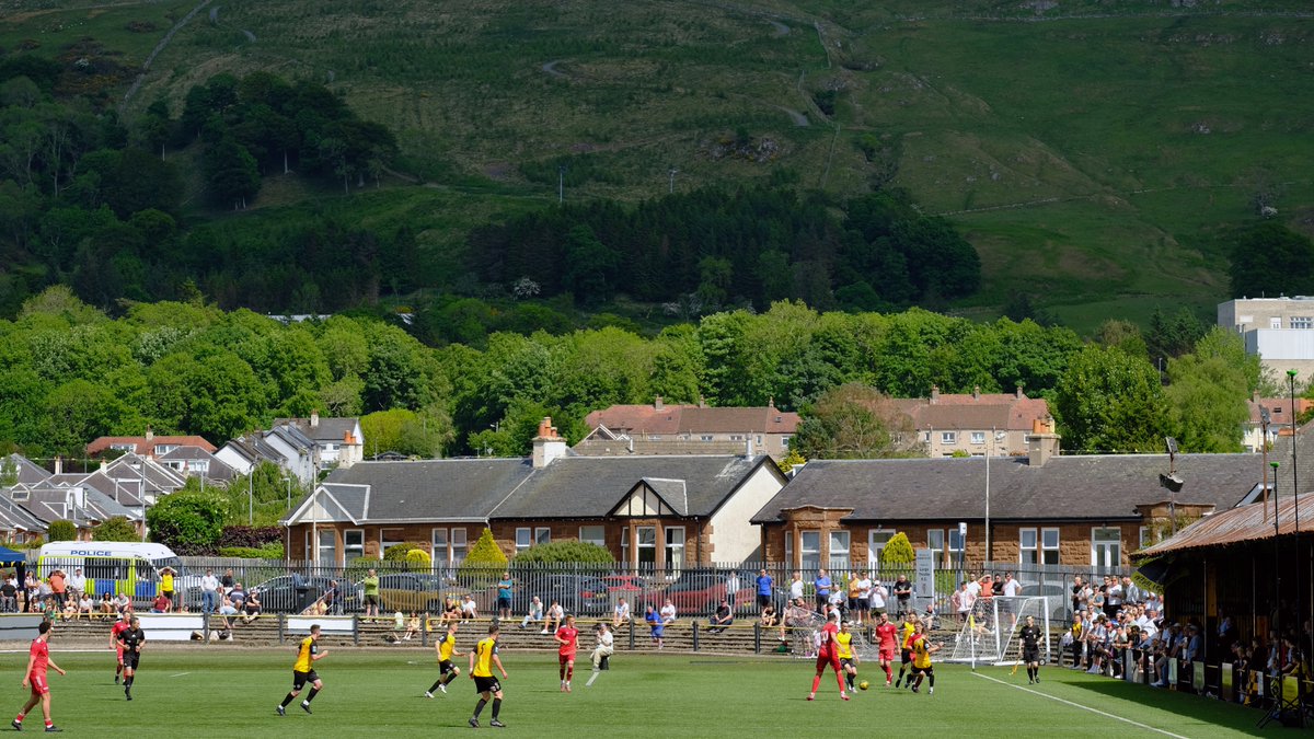 BTurnstiles's tweet image. Top five grounds visited in 2024/25. No. 2: Barrfields Park, home of @LargsThistleFC