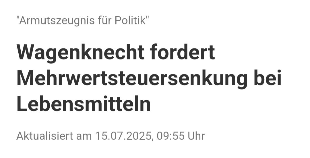 SWagenknecht's tweet image. Dass jeder neunte Deutsche beim Essen jeden Cent dreimal umdrehen muss, ist ein Armutszeugnis für die Politik. Bei dieser Statistik geht es nicht darum, beim Einkauf ein bisschen auf die Preise zu achten, sondern darum, dass sich fast zehn Millionen Bürger nicht mal jeden zweiten…