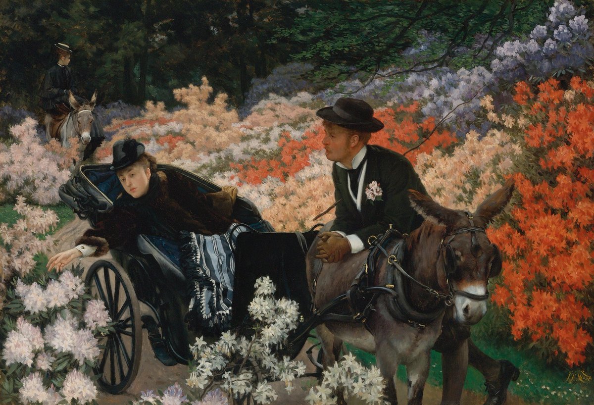 «El paseo de la mañana» (James Tissot).