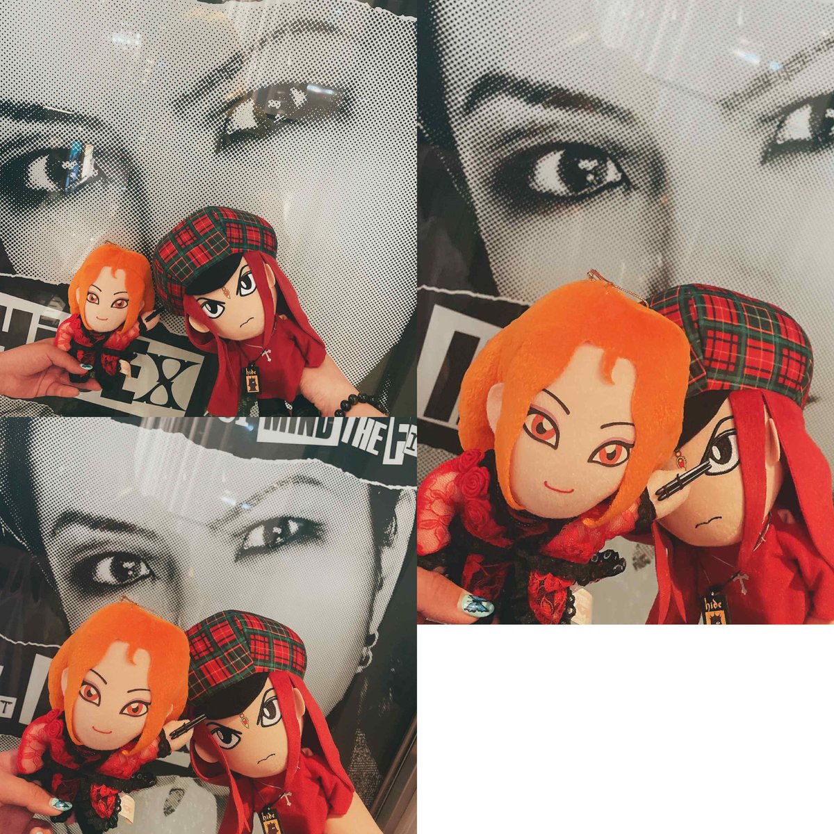 ヒデヨシを連れてきたよん💑

#YOSHIKI #XJAPANYOSHIKI #HIDE #XJAPANHIDE #XJAPAN #WEAREX