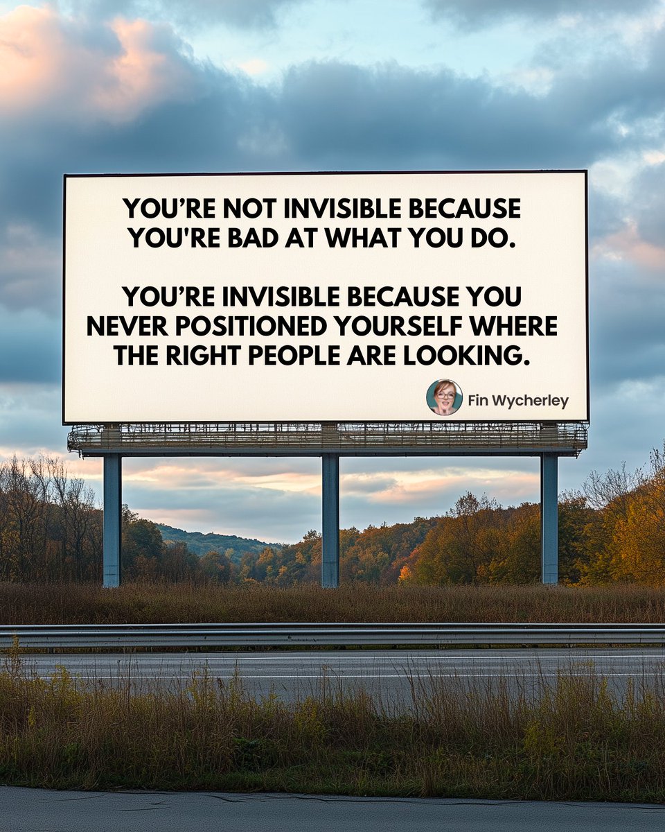 You’re not losing clients to better consultants and lawyers.

You’re losing them to louder ones.

Because they show up.

- On Google.
- On LinkedIn.
- On podcasts.
- In DMs.

You?
You're brilliant.
But you're invisible.

📉 And invisible doesn’t get hired.