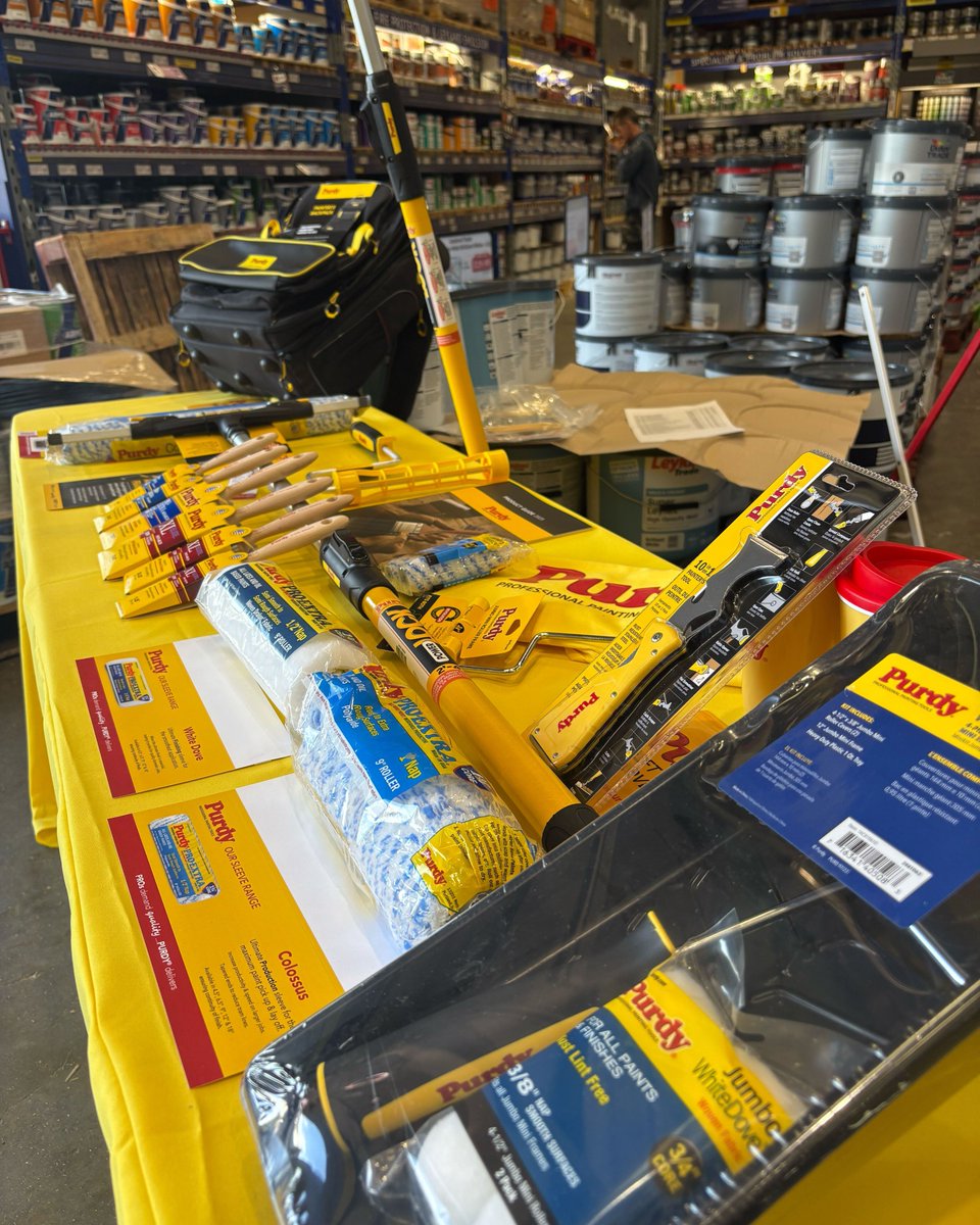 Builder Depot (@builder_depot) on Twitter photo Great day at our New Southgate branch with <a href="/PurdyPaintTools/">Purdy Paint Tools</a>
🖌️10% off all handmade brushes
🎁 FREE 10-in-1 Tool on £50+ spend (today only!)
📍 Aisle 2, N11
#purdy #tooltalk #builderdepot Great day at our New Southgate branch with <a href="/PurdyPaintTools/">Purdy Paint Tools</a>
🖌️10% off all handmade brushes
🎁 FREE 10-in-1 Tool on £50+ spend (today only!)
📍 Aisle 2, N11
#purdy #tooltalk #builderdepot