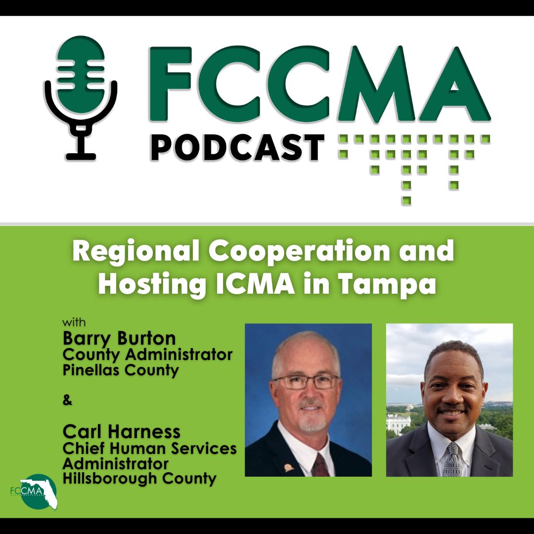 In our latest #FCCMAPodcast episode, we're hearing from not one but two guests! Hear county leaders discuss their shared commitment to regional cooperation in the Tampa Bay area and how they're preparing to host the upcoming <a href="/ICMA/">ICMA</a> Conference. Listen at bit.ly/40Ntp5G.