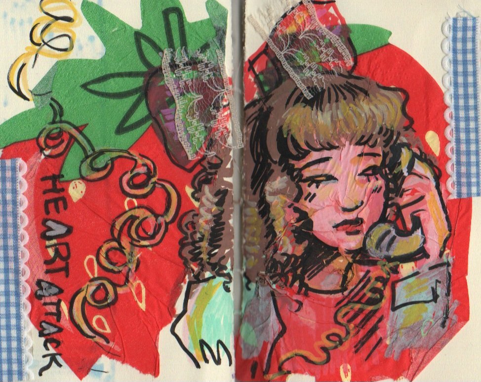 yuk6ie's tweet image. chuu sketchbook doodle and a bonus older kim lip sketch from like 2023
#loonathefanart #loona #chuu #artms #kimlip