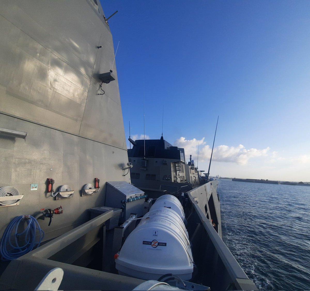 D__Mitch's tweet image. Aboard Kimon (F601), the first FDI HN frigate for Greece during her sea trials in France! This marks the first new frigate for @navygr in nearly three decades. Designed by @navalgroup, Kimon stands out not only for her cutting-edge capabilities across all domains of warfare but…