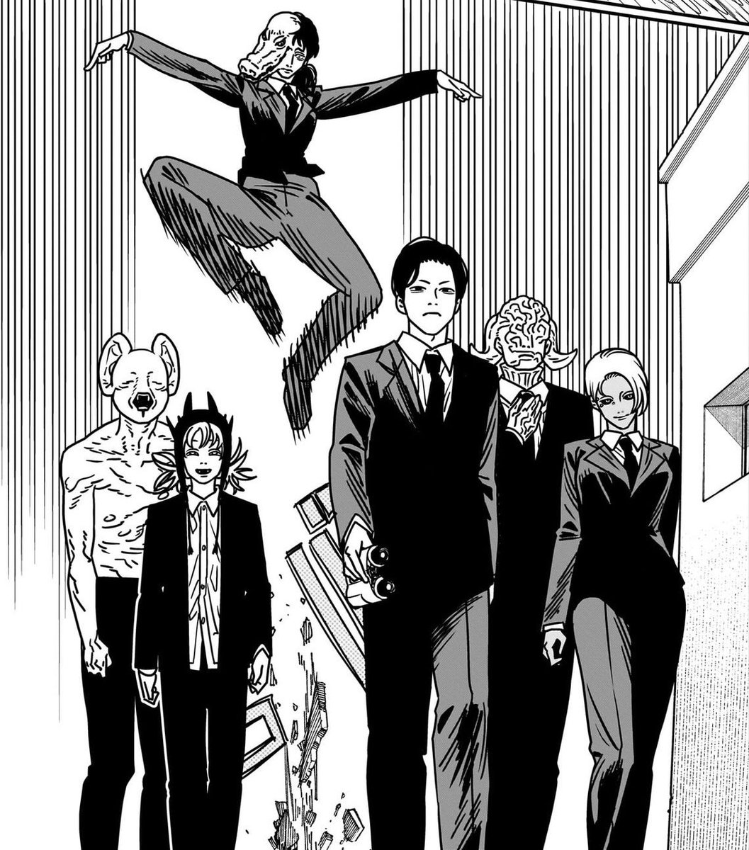 I honestly wish these guys got a little more time in the manga. There's some really cool and wacky designs here. It would've been interesting to see what each of them represented. (aside from the ear devil who's pretty self explanatory.)