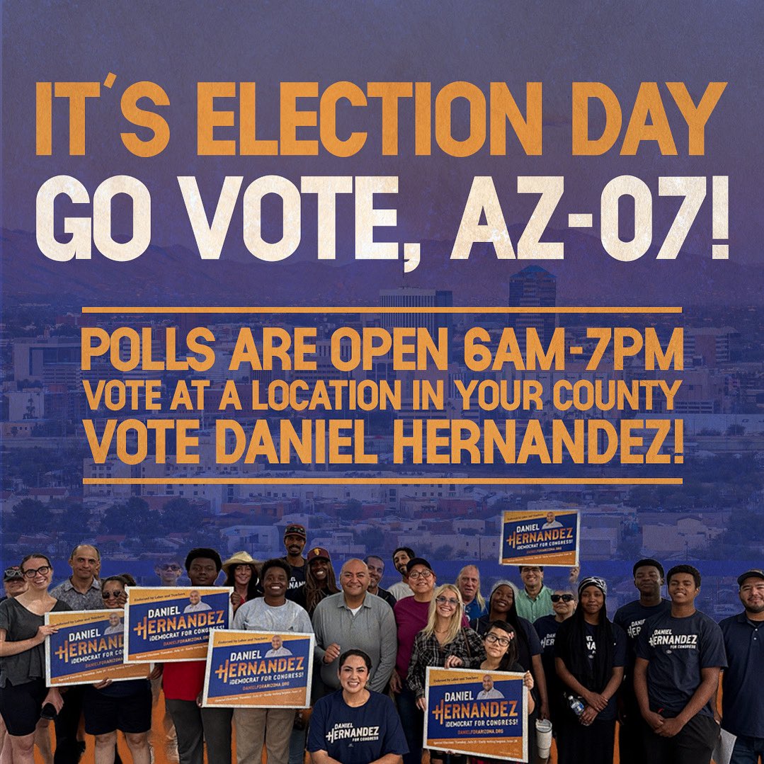 danielforaz's tweet image. GO VOTE, ARIZONA! 🗳️
Find your polling place: danielforarizona.org/vote