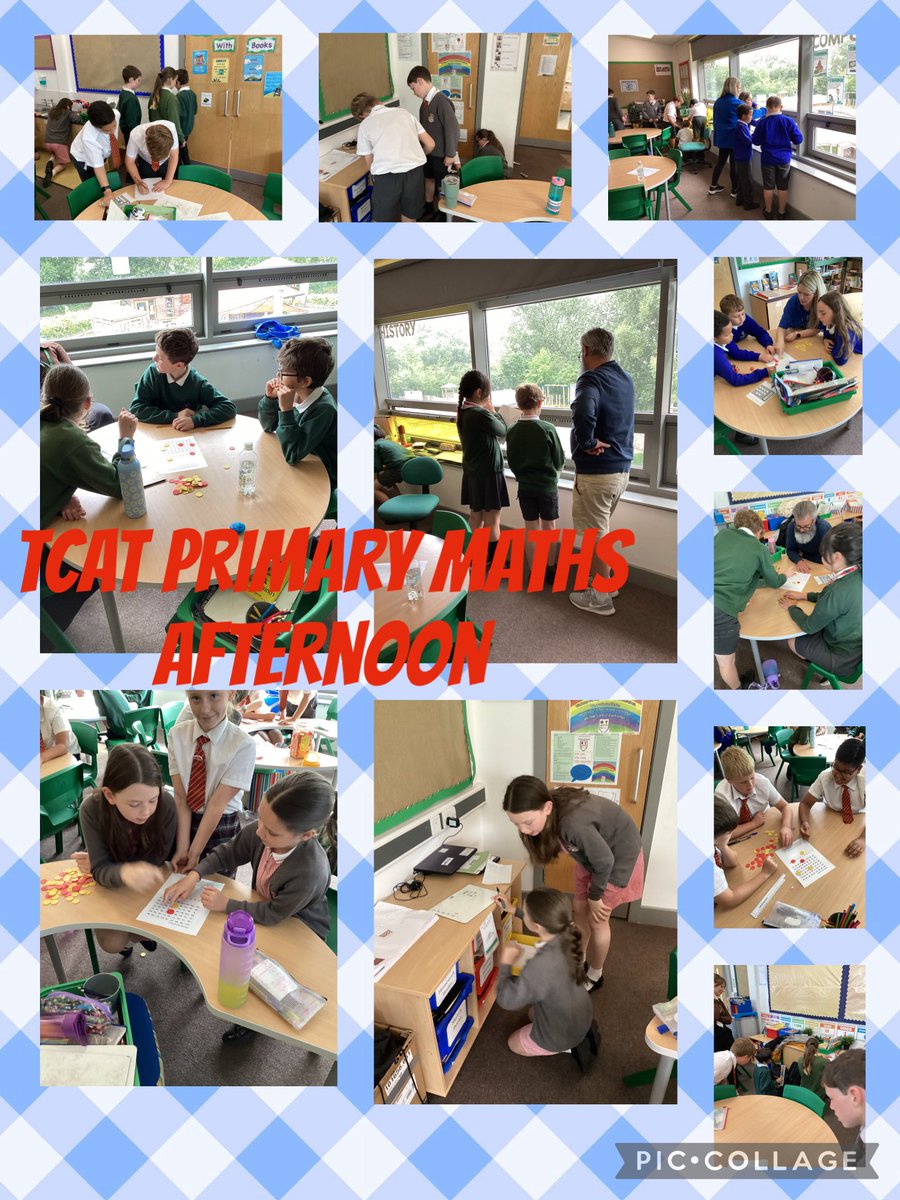 This afternoon we have welcomed pupils and colleagues from our other academy primaries for an afternoon of maths problem solving and reasoning activities with some of our Y5 pupils - we hope you enjoyed it! #tcatprimarymaths #greatsankeymaths