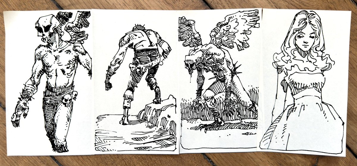 pastoCD's tweet image. Warmup sketches on notes.