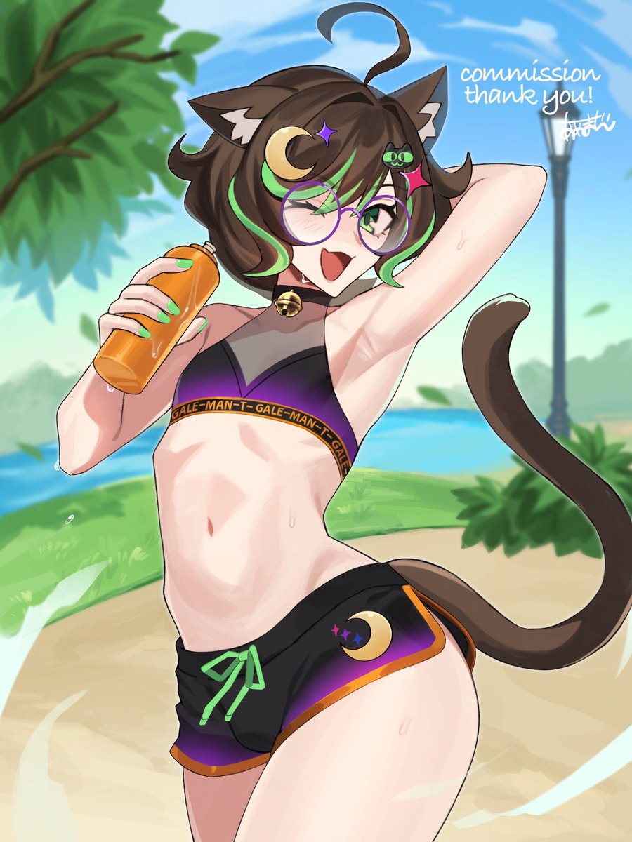 commission from @/GaleManatee💚💜🐱
#VGen #VGenComm