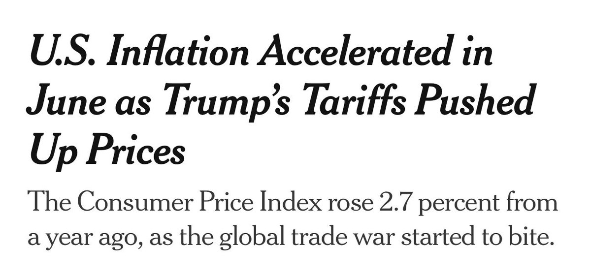 daviddunn177's tweet image. Oh, look at that.
His tariffs are causing rising inflation.
How not surprising.