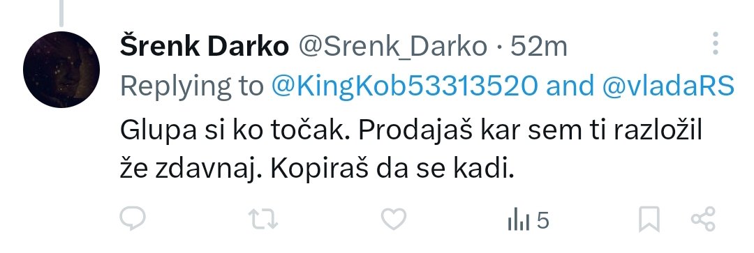 KingKob53313520's tweet image. Ko se en mentalni revček zaletava kot tele. Ne vem kaj naj bi jaz od njega kopirala, ker se res skoraj v ničemer ne strinjava. 😁Sploh pa tipa ne spremljam,on pa zapopade vsak moj post.  Sedaj je  bolj jasno zakaj gre brezjajčnemu kakcu Zokijev testosteron tolk na nerve. #pička