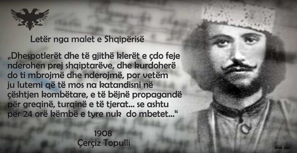 EpiroteReport's tweet image. 🇦🇱 "Freedom or Death"
Today we remember one of the greatest heroes in Albanian history, Çerçiz Topulli
He fought in everywhere across Albanian lands, against every country that dared to invade.