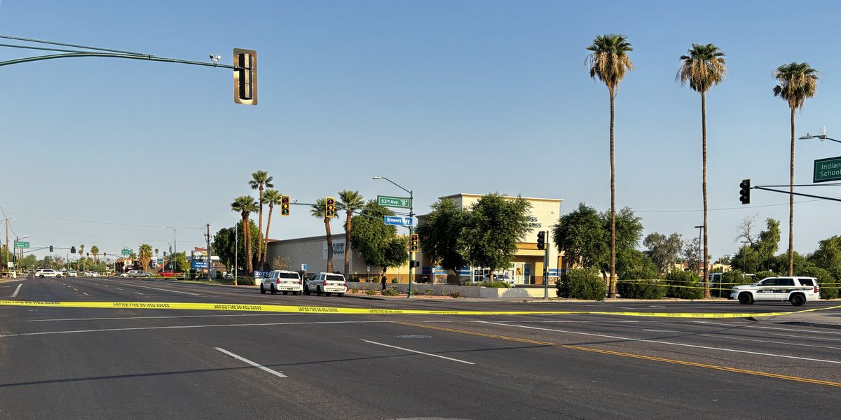 Mike Robison (@mrobisonfox10) on Twitter photo Indian School Rd is closed in both directions from 51st Ave to Maryvale Pkwy after an early morning shooting. 1 victim was taken to the hospital but their condition is not known. <a href="/PhoenixPolice/">Phoenix Police</a> are on scene. No estimate when the stretch of busy road will reopen. <a href="/FOX10Phoenix/">FOX 10 Phoenix</a> Indian School Rd is closed in both directions from 51st Ave to Maryvale Pkwy after an early morning shooting. 1 victim was taken to the hospital but their condition is not known. <a href="/PhoenixPolice/">Phoenix Police</a> are on scene. No estimate when the stretch of busy road will reopen. <a href="/FOX10Phoenix/">FOX 10 Phoenix</a>